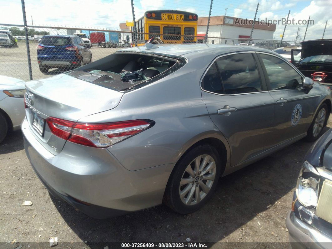 2019 Toyota Camry Le Silver vin: 4T1B11HK6KU849249