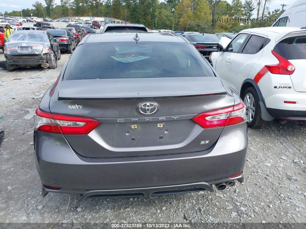 2019 Toyota Camry Se Gray vin: 4T1B11HK7KU161180