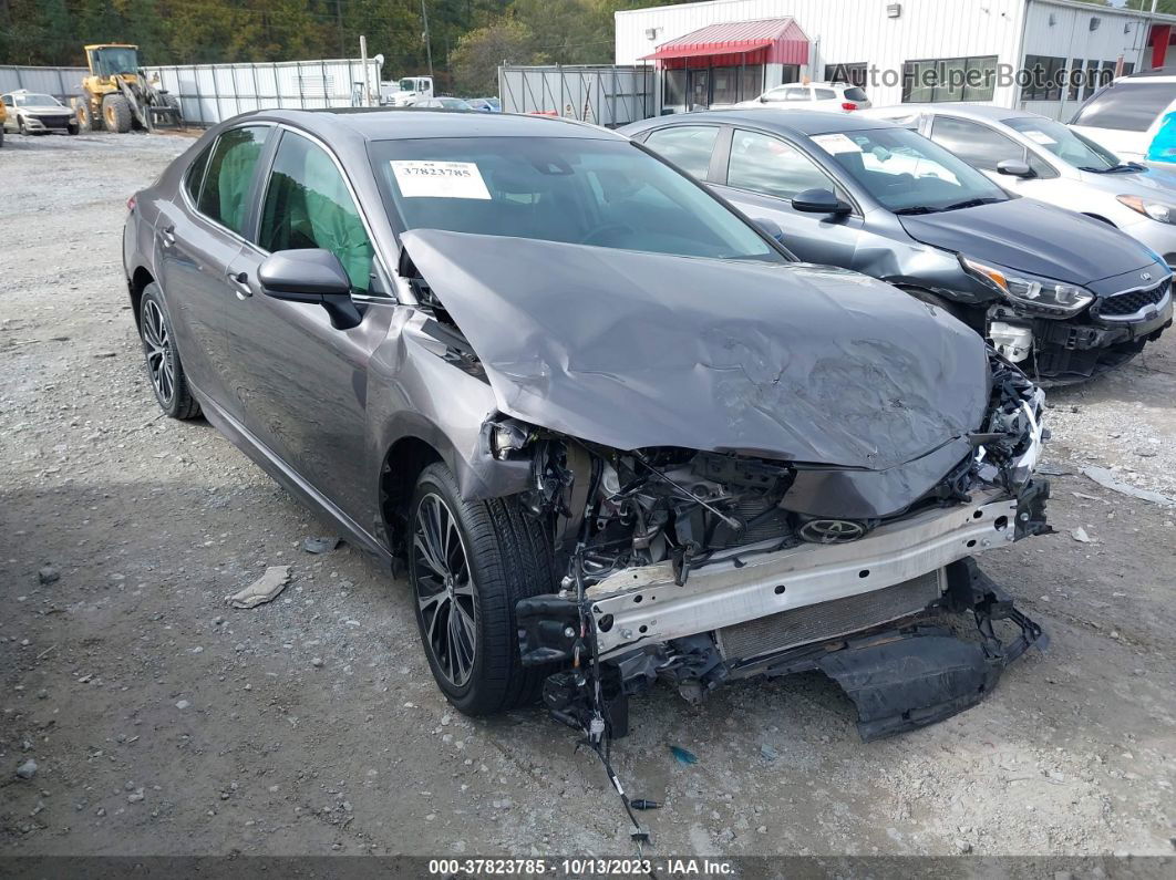 2019 Toyota Camry Se Gray vin: 4T1B11HK7KU161180