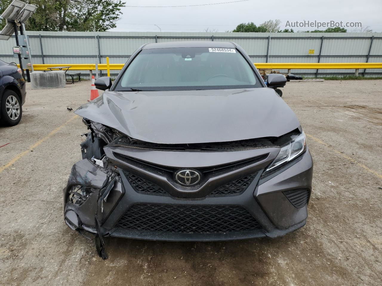 2019 Toyota Camry L Gray vin: 4T1B11HK7KU189593