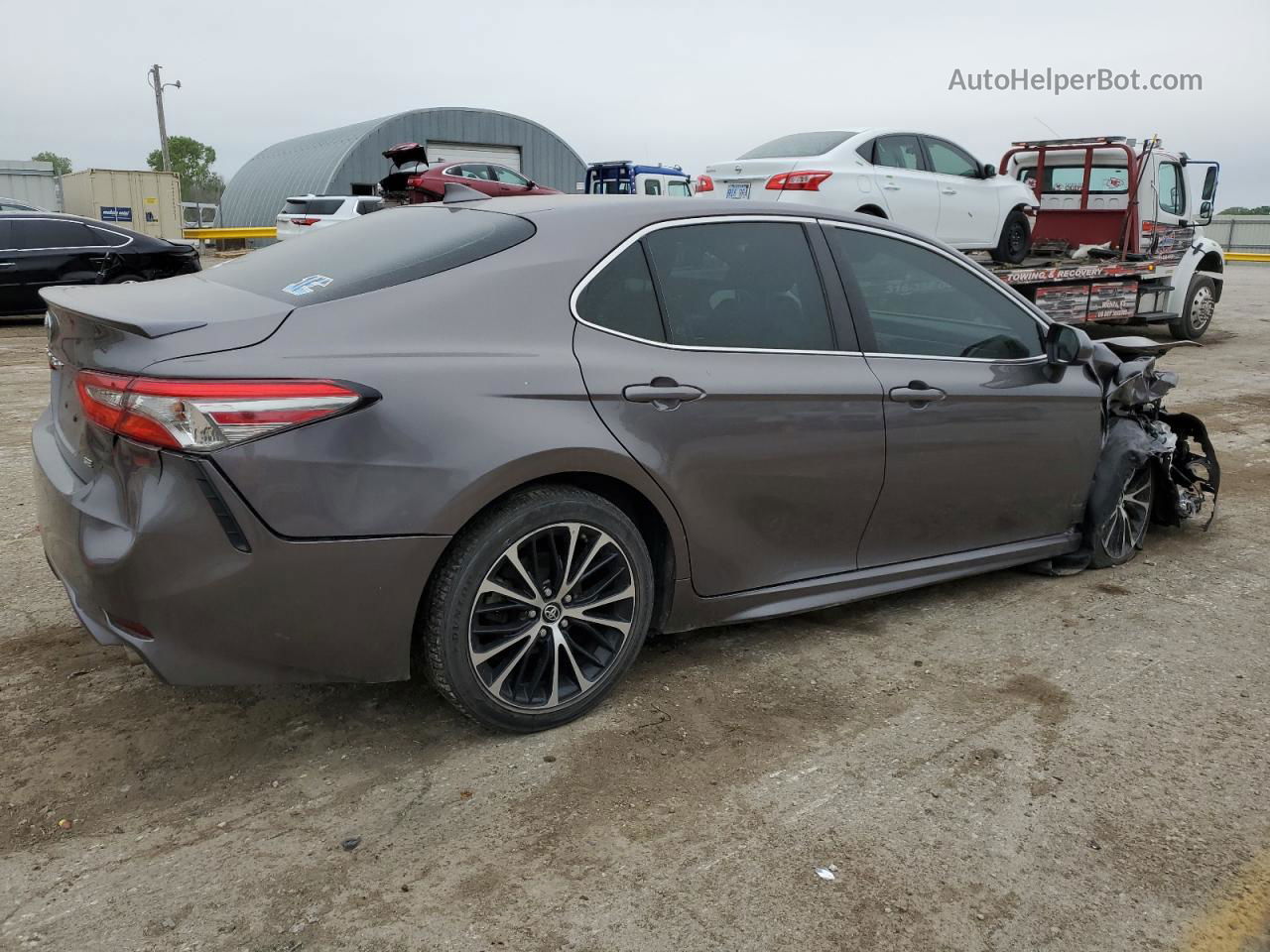 2019 Toyota Camry L Серый vin: 4T1B11HK7KU189593