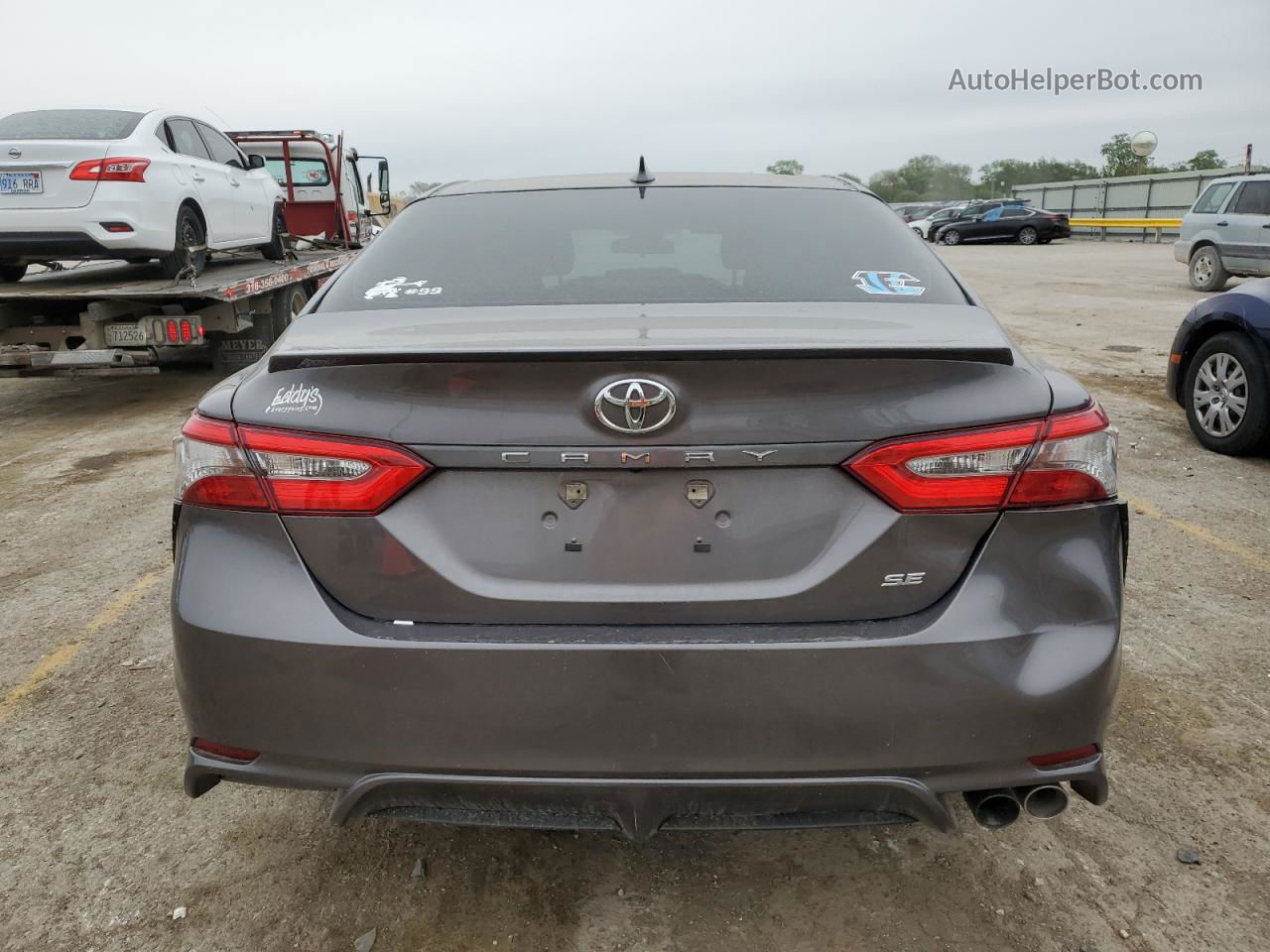 2019 Toyota Camry L Серый vin: 4T1B11HK7KU189593