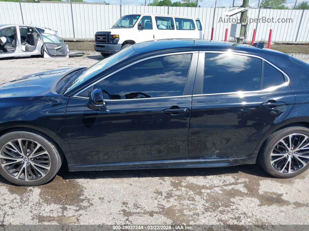 2019 Toyota Camry Se Black vin: 4T1B11HK7KU205758