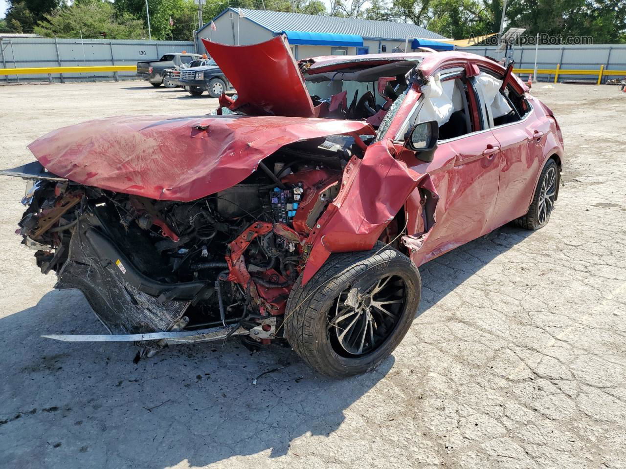 2019 Toyota Camry L Red vin: 4T1B11HK7KU218977