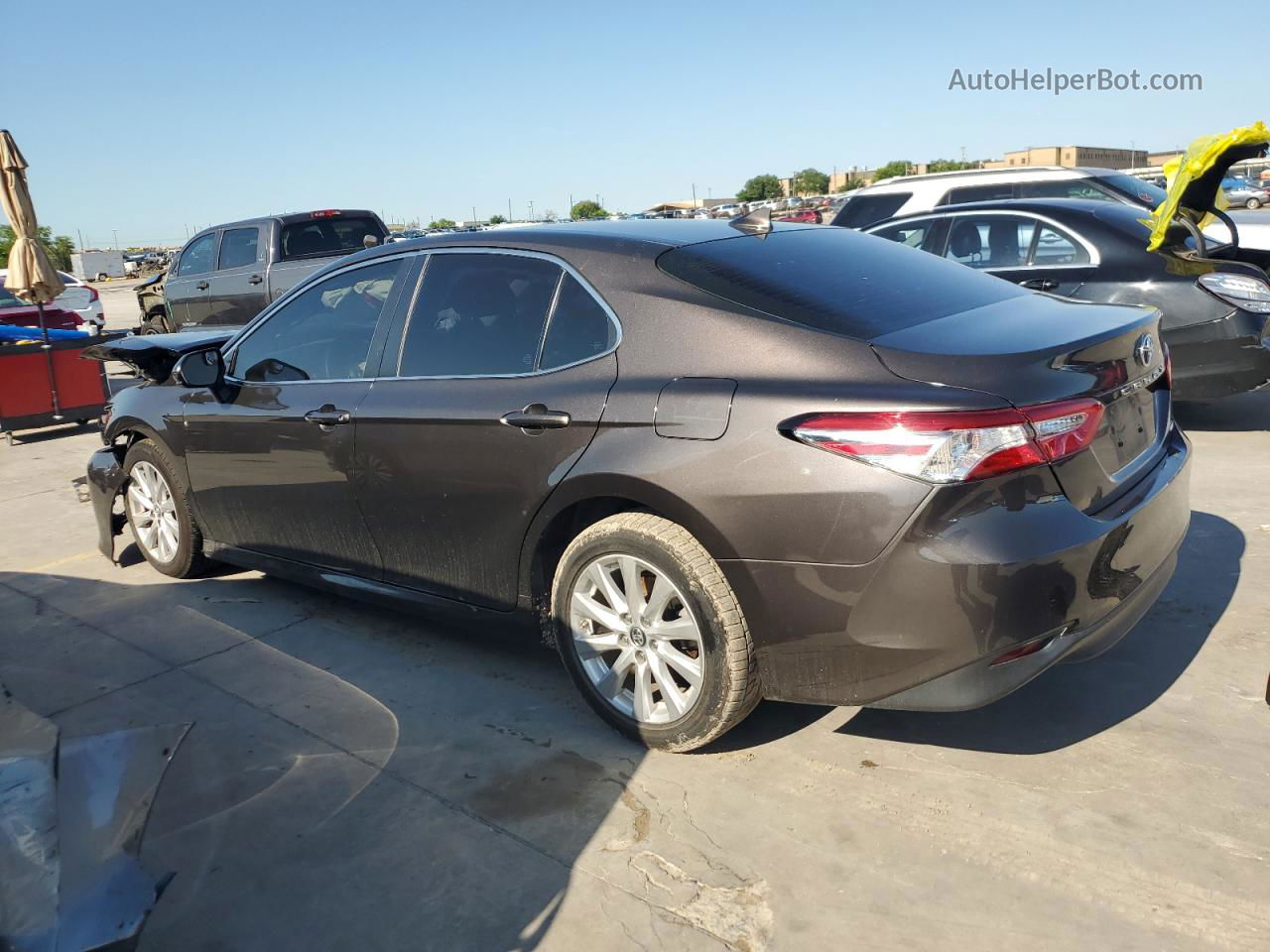 2019 Toyota Camry L Black vin: 4T1B11HK7KU238050