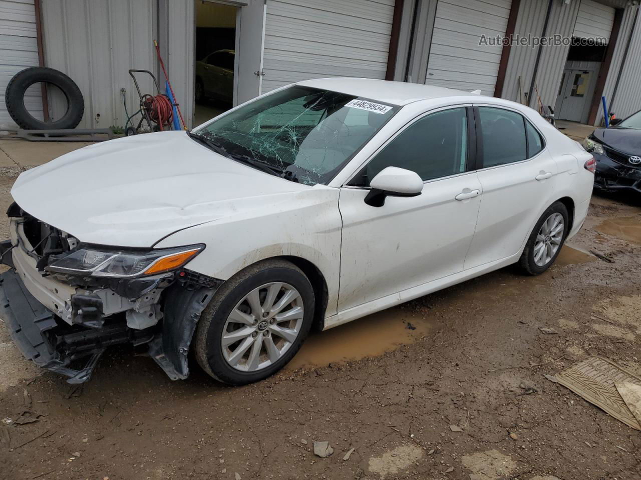 2019 Toyota Camry L White vin: 4T1B11HK7KU239912