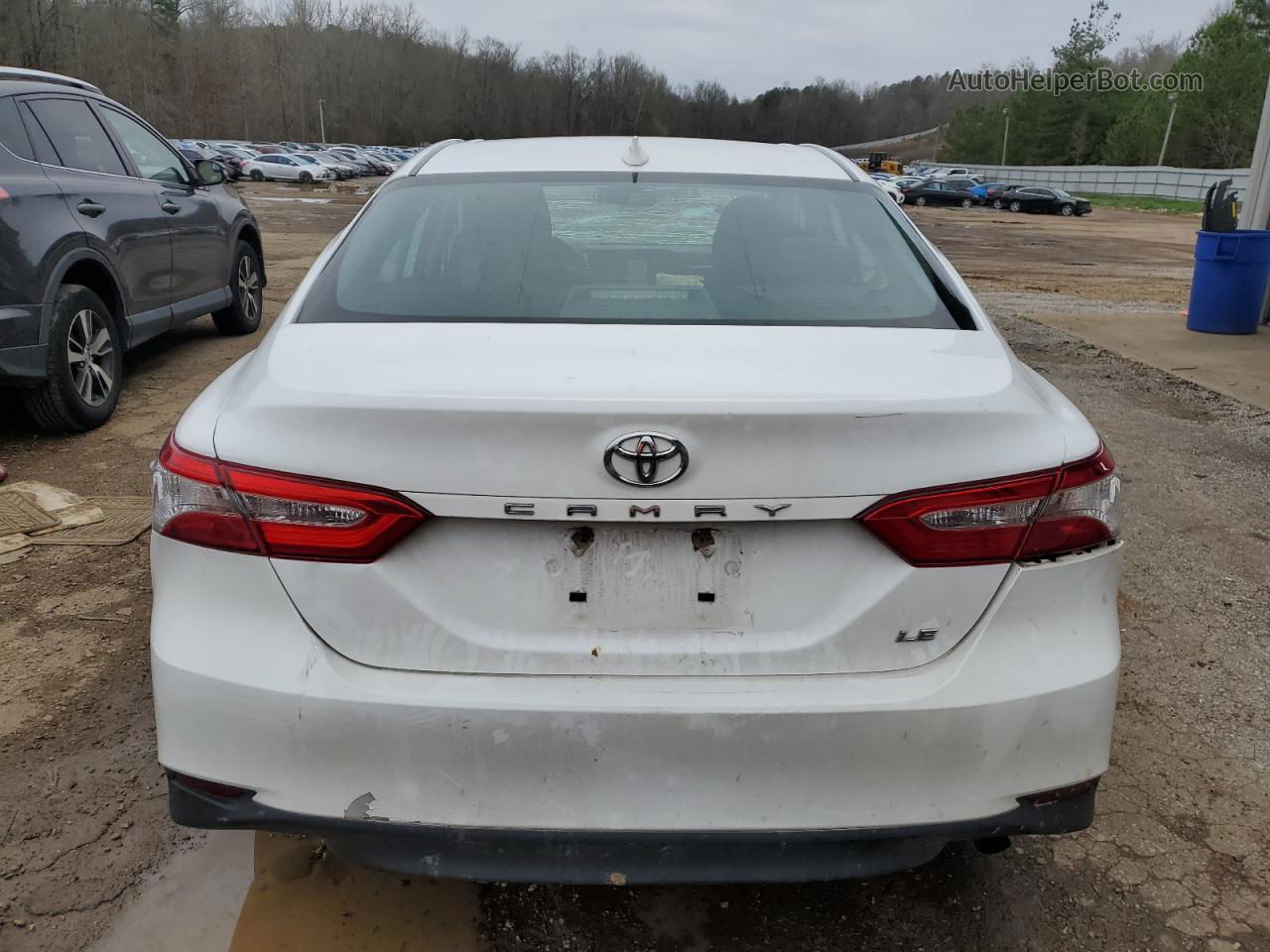 2019 Toyota Camry L Белый vin: 4T1B11HK7KU239912