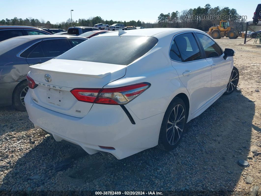 2019 Toyota Camry Se White vin: 4T1B11HK7KU251137