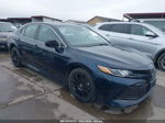 2019 Toyota Camry Le Dark Blue vin: 4T1B11HK7KU253227