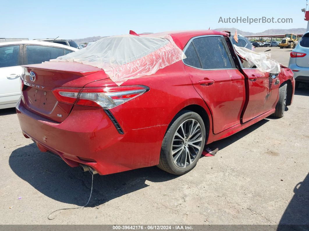 2019 Toyota Camry Se Красный vin: 4T1B11HK7KU277527