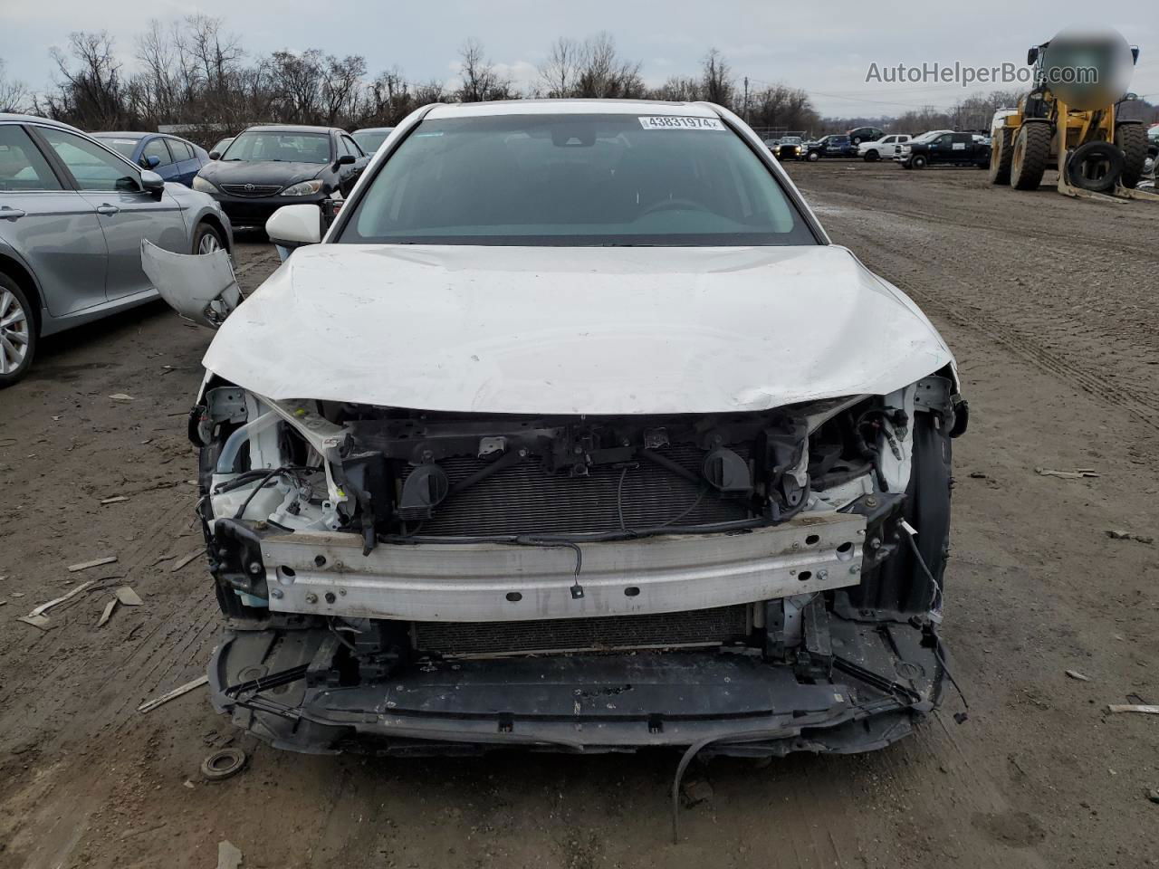 2019 Toyota Camry L White vin: 4T1B11HK7KU680617