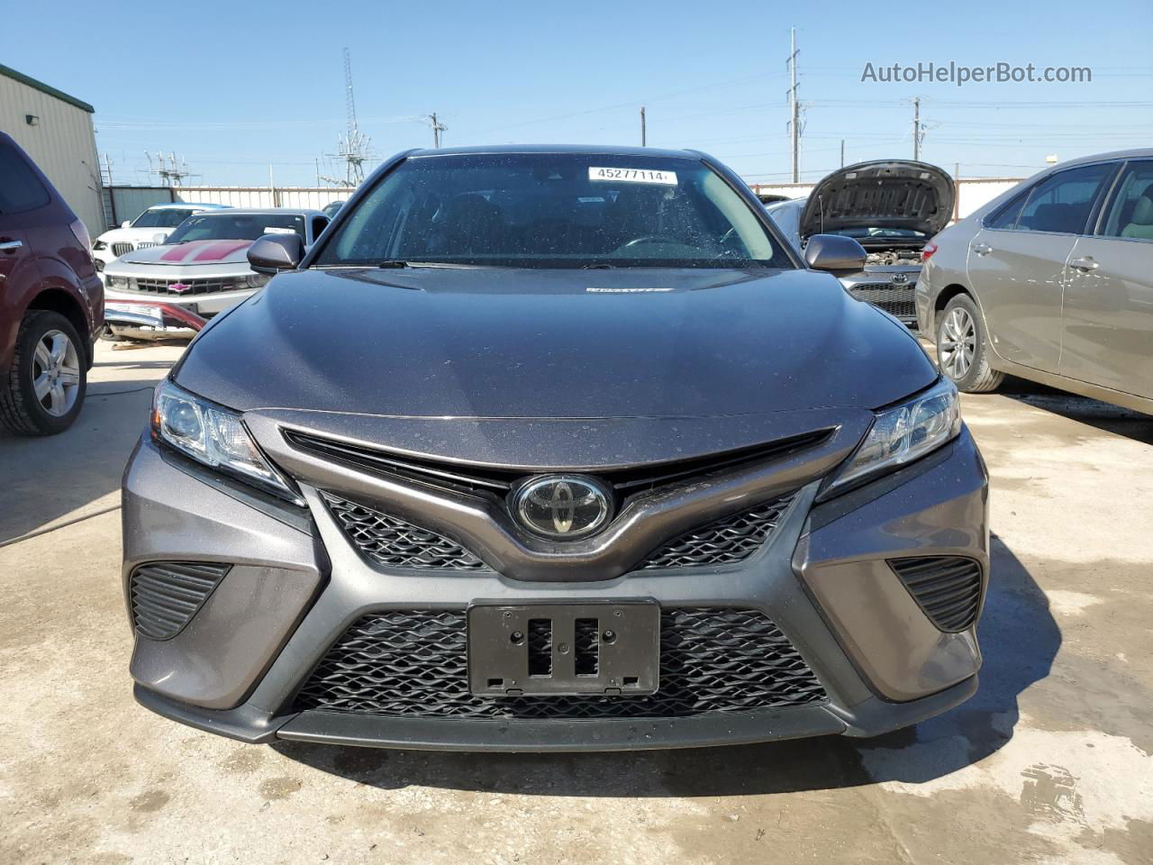 2019 Toyota Camry L Gray vin: 4T1B11HK7KU690130