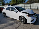 2019 Toyota Camry L White vin: 4T1B11HK7KU732991