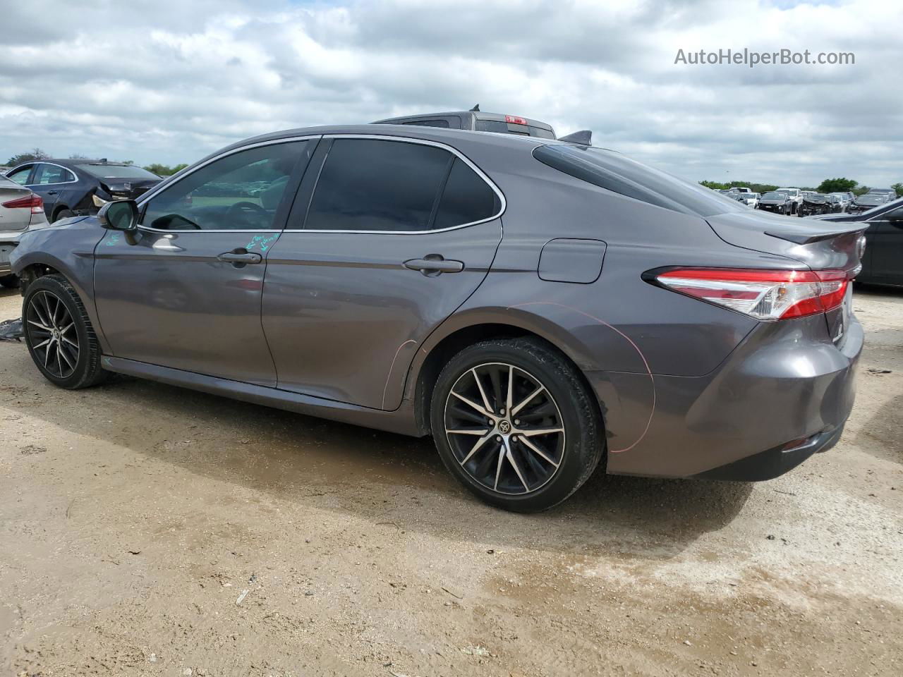 2019 Toyota Camry L Серый vin: 4T1B11HK7KU738645