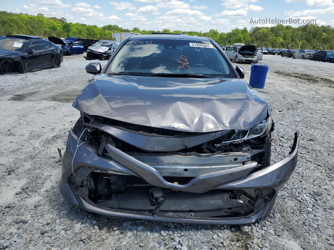 2019 Toyota Camry L Silver vin: 4T1B11HK7KU750861