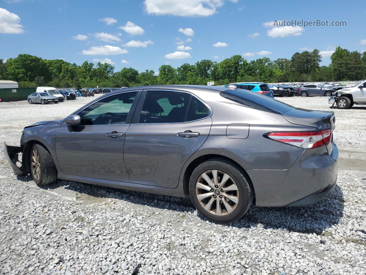 2019 Toyota Camry L Серебряный vin: 4T1B11HK7KU750861