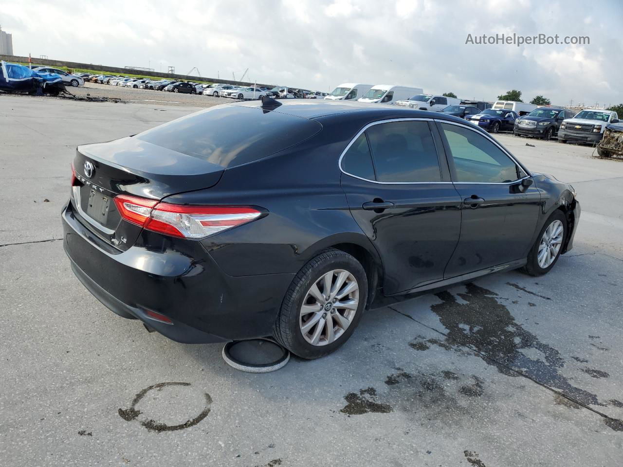 2019 Toyota Camry L Black vin: 4T1B11HK7KU760984