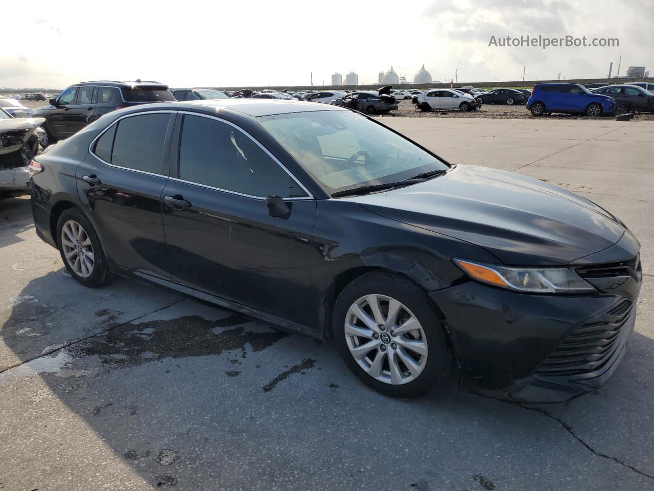 2019 Toyota Camry L Black vin: 4T1B11HK7KU760984