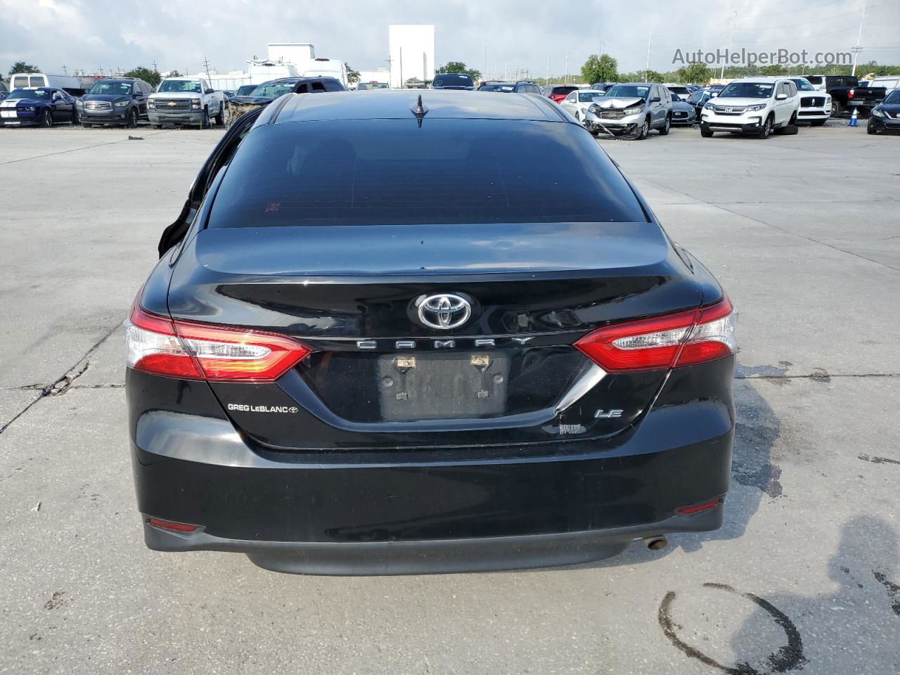 2019 Toyota Camry L Black vin: 4T1B11HK7KU760984