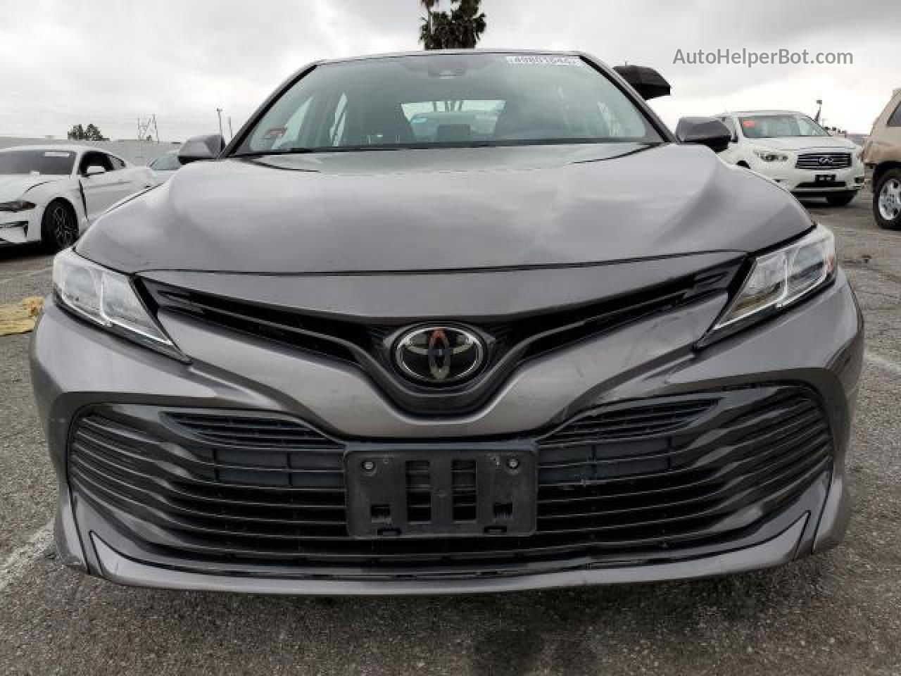 2019 Toyota Camry L Charcoal vin: 4T1B11HK7KU775226