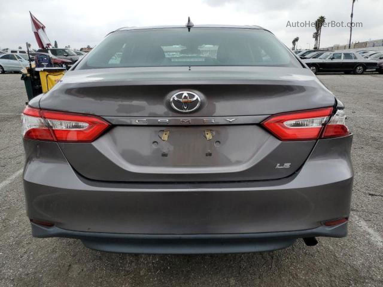 2019 Toyota Camry L Charcoal vin: 4T1B11HK7KU775226