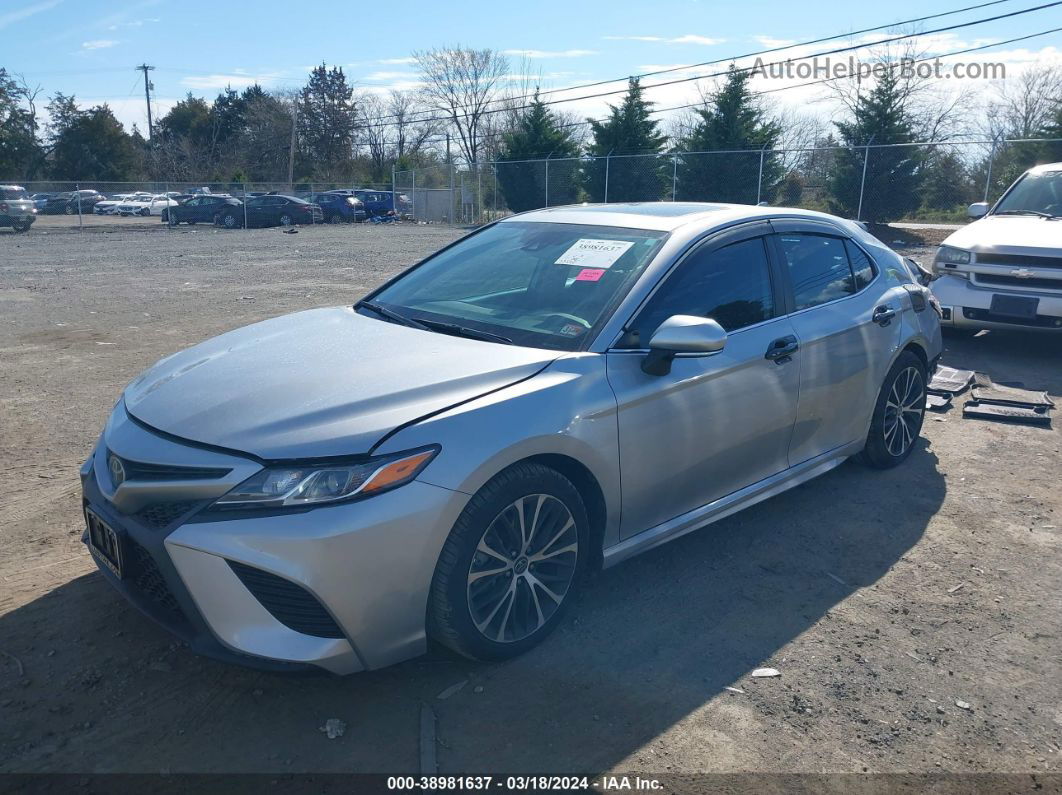 2019 Toyota Camry Se Silver vin: 4T1B11HK7KU777221