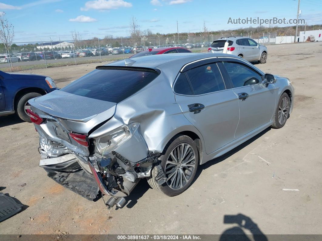 2019 Toyota Camry Se Silver vin: 4T1B11HK7KU777221