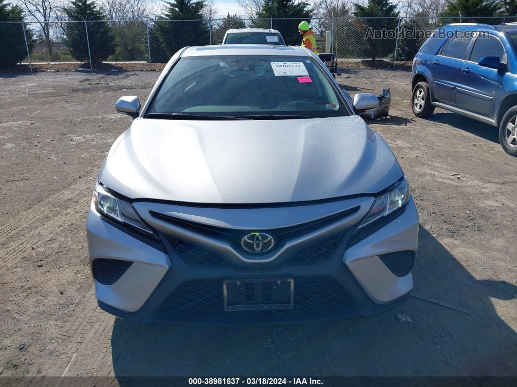 2019 Toyota Camry Se Серебряный vin: 4T1B11HK7KU777221