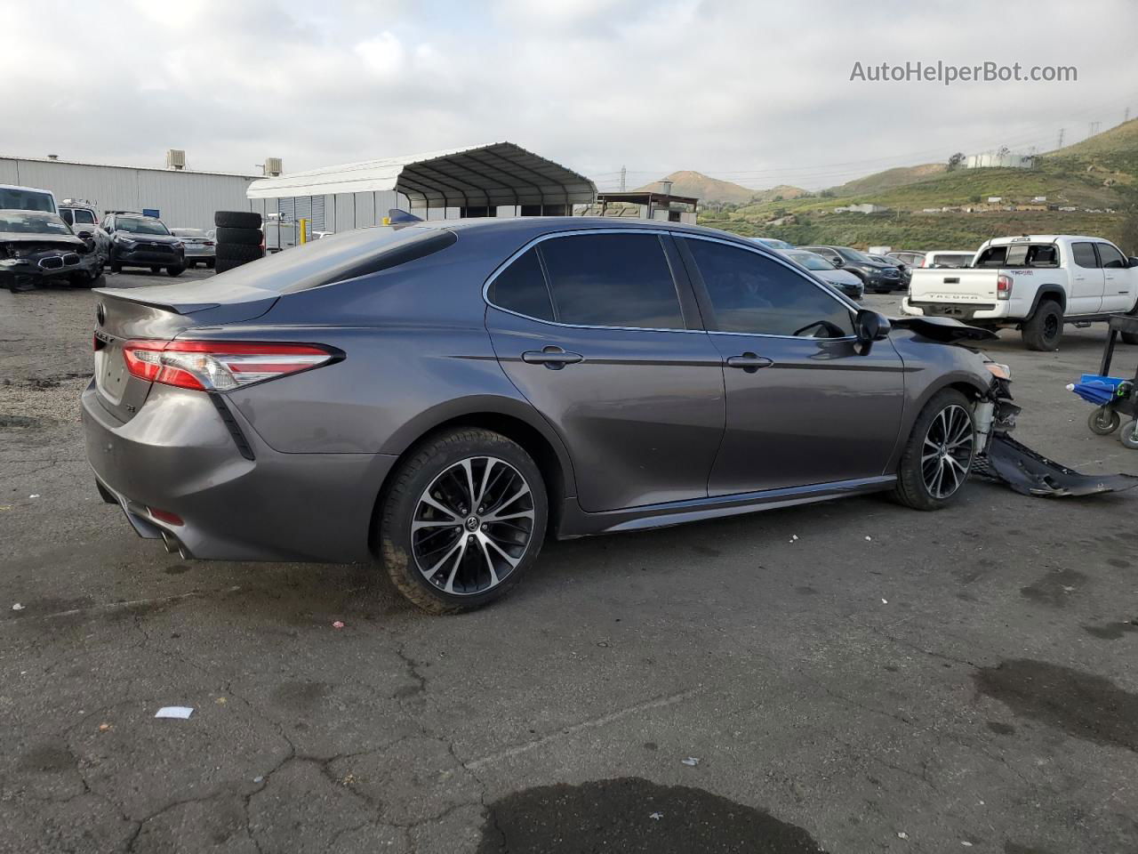 2019 Toyota Camry L Gray vin: 4T1B11HK7KU780507