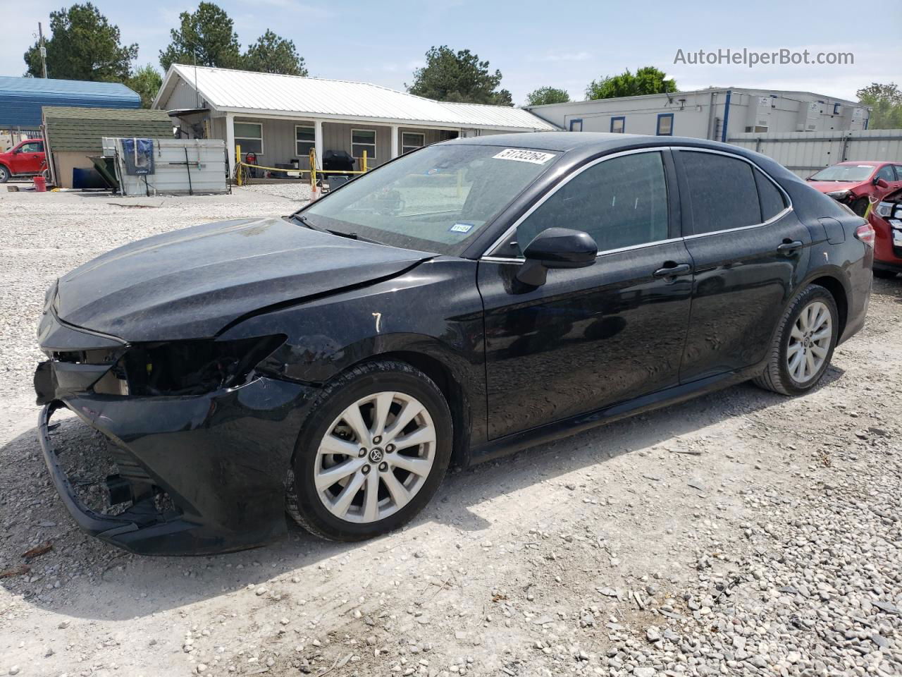 2019 Toyota Camry L Черный vin: 4T1B11HK7KU795170