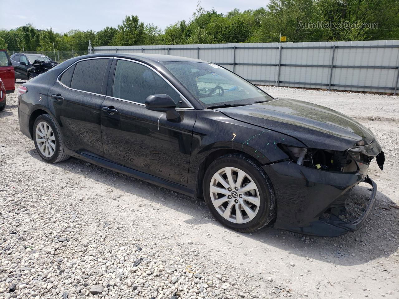 2019 Toyota Camry L Black vin: 4T1B11HK7KU795170