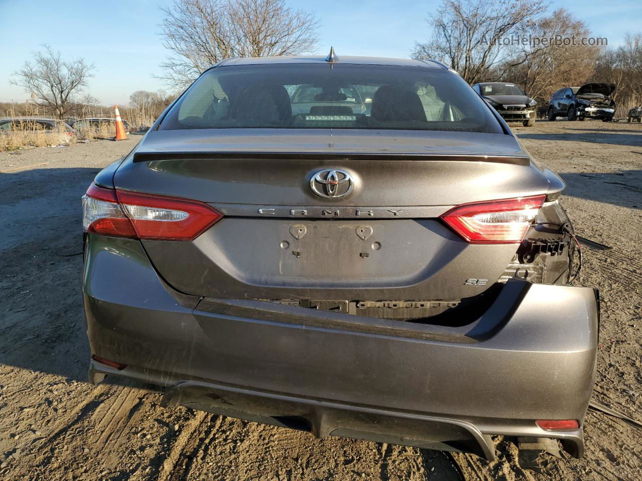 2019 Toyota Camry L Серый vin: 4T1B11HK7KU836297