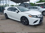 2019 Toyota Camry Se White vin: 4T1B11HK7KU842844