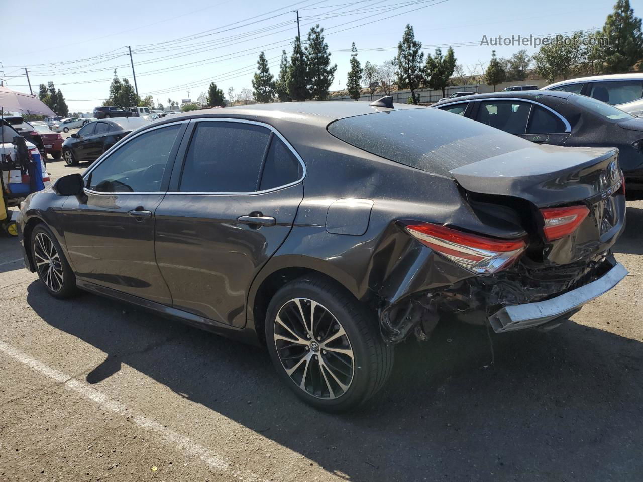 2019 Toyota Camry L Charcoal vin: 4T1B11HK7KU843850