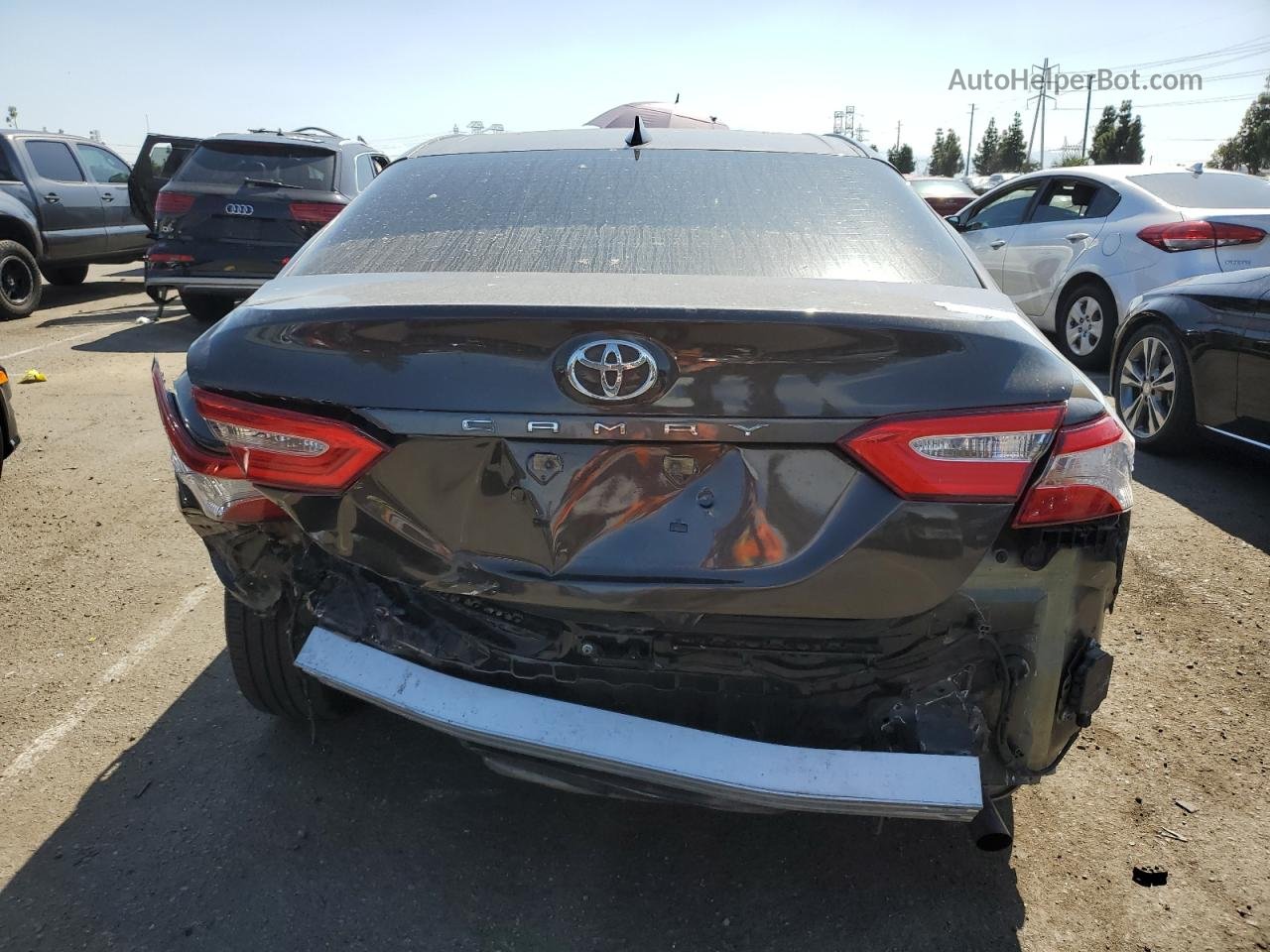 2019 Toyota Camry L Угольный vin: 4T1B11HK7KU843850