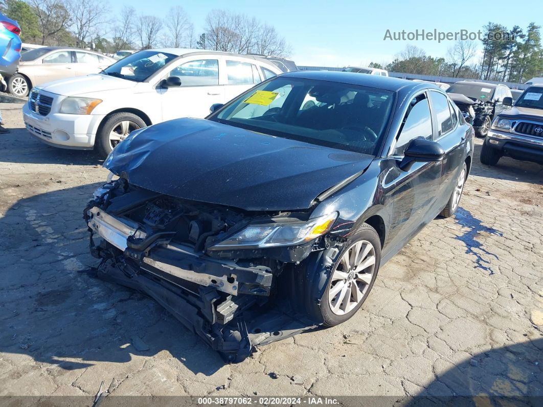 2019 Toyota Camry Le Black vin: 4T1B11HK8KU179736