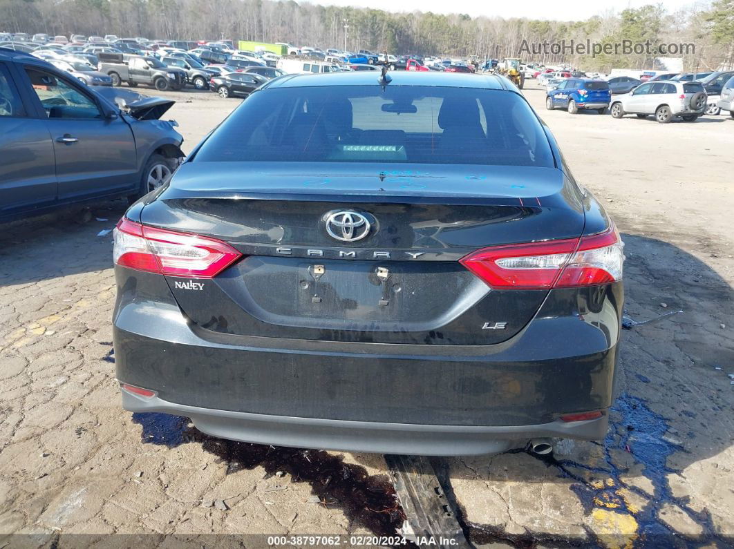 2019 Toyota Camry Le Black vin: 4T1B11HK8KU179736