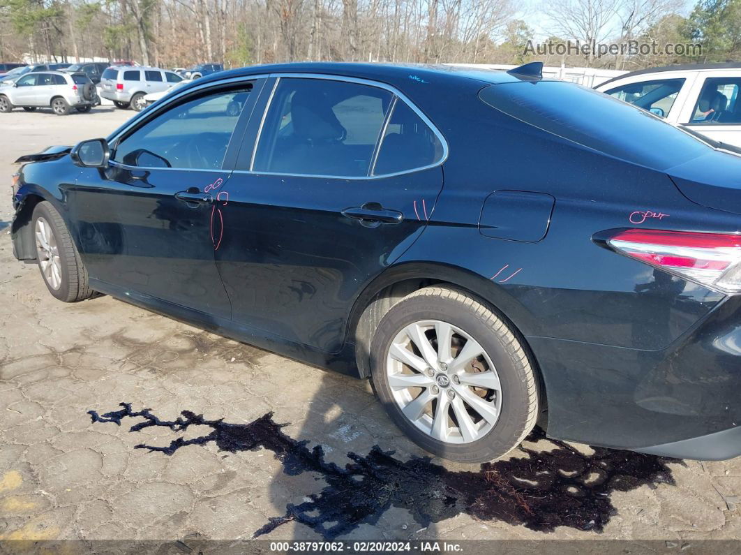 2019 Toyota Camry Le Black vin: 4T1B11HK8KU179736