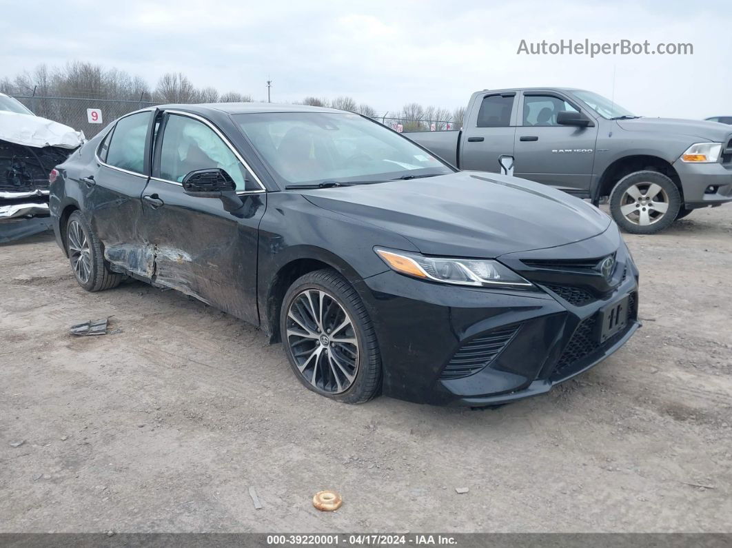 2019 Toyota Camry Se Black vin: 4T1B11HK8KU210533