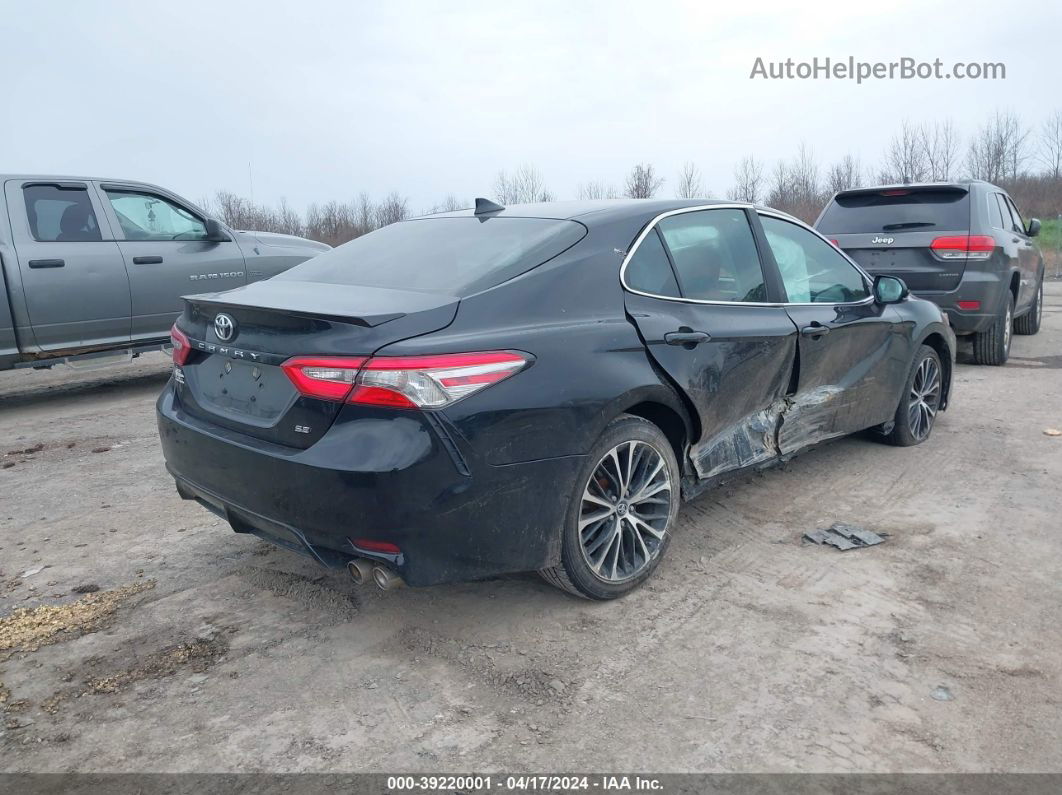 2019 Toyota Camry Se Black vin: 4T1B11HK8KU210533