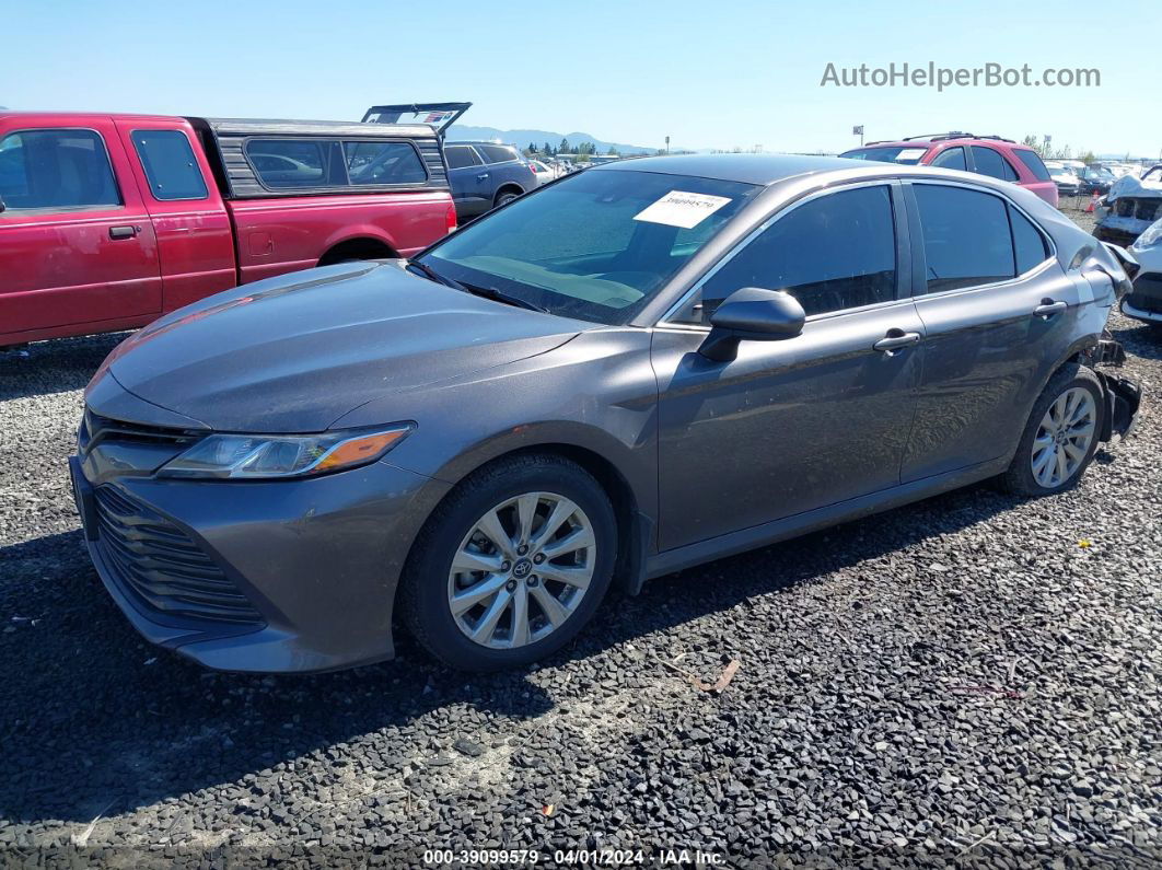 2019 Toyota Camry Le Gray vin: 4T1B11HK8KU213447