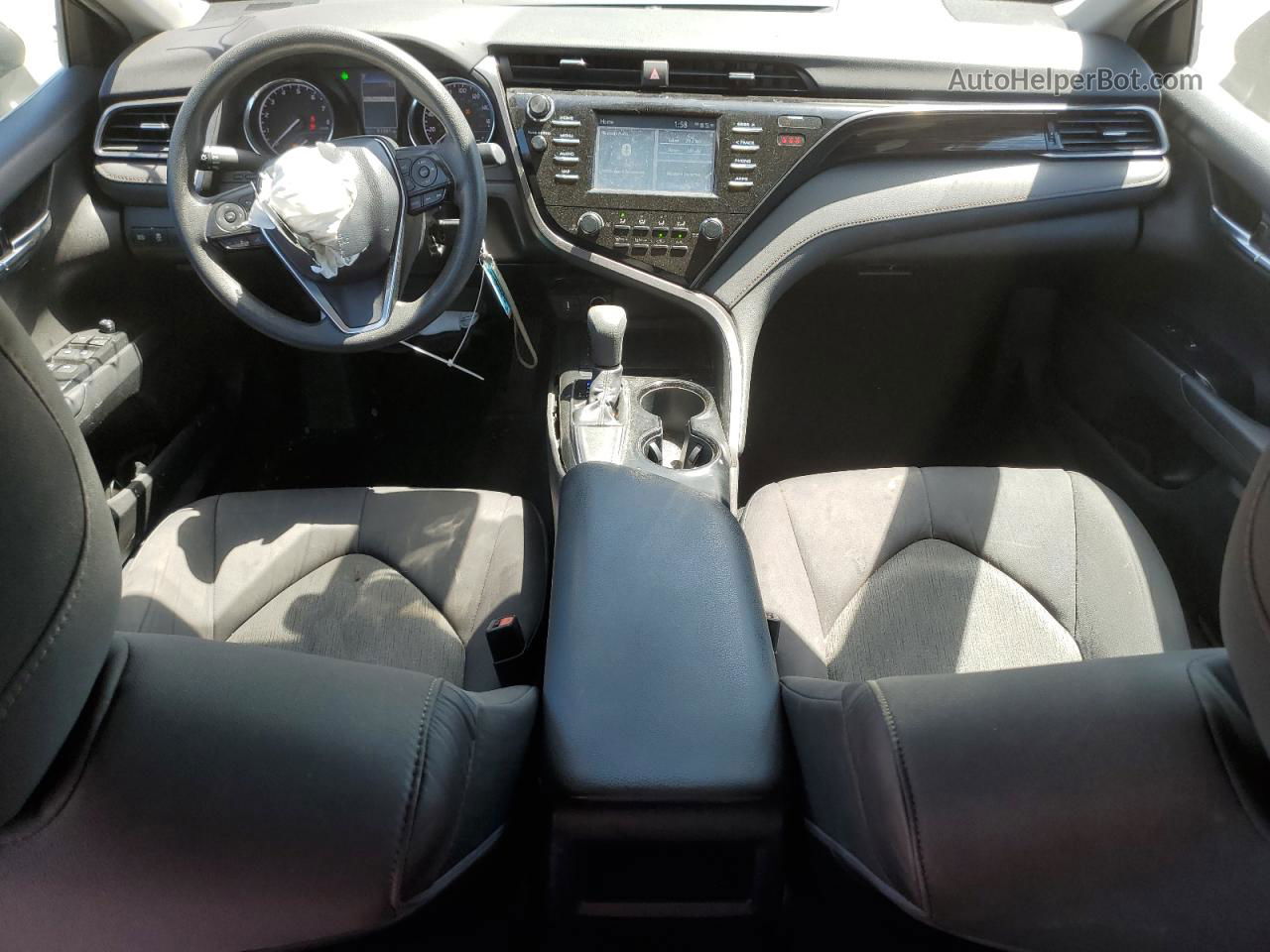 2019 Toyota Camry L Black vin: 4T1B11HK8KU218387