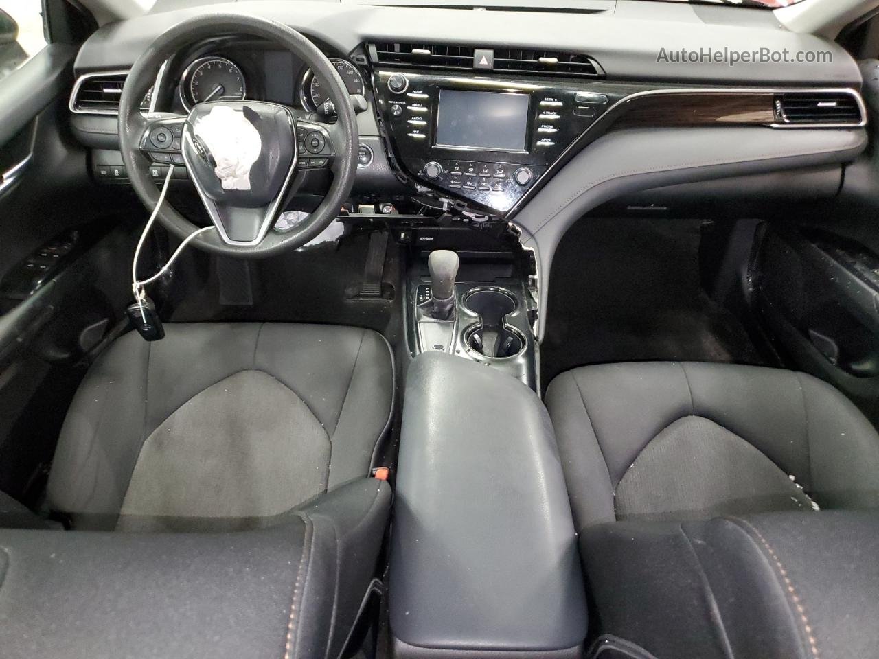 2019 Toyota Camry L Maroon vin: 4T1B11HK8KU239353