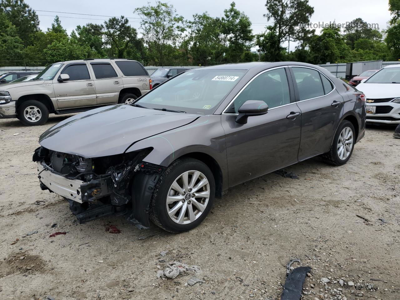 2019 Toyota Camry L Charcoal vin: 4T1B11HK8KU246920