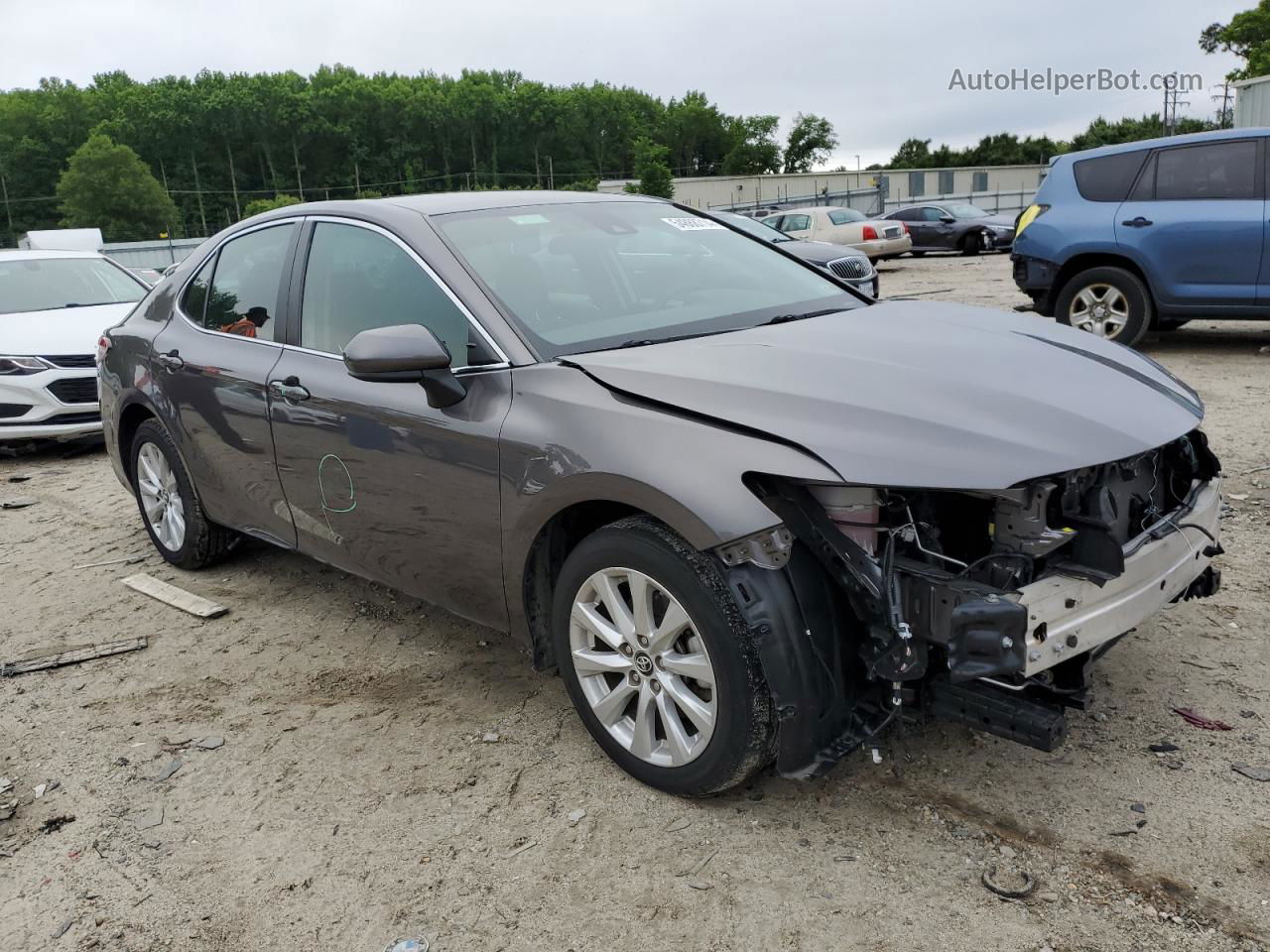 2019 Toyota Camry L Charcoal vin: 4T1B11HK8KU246920