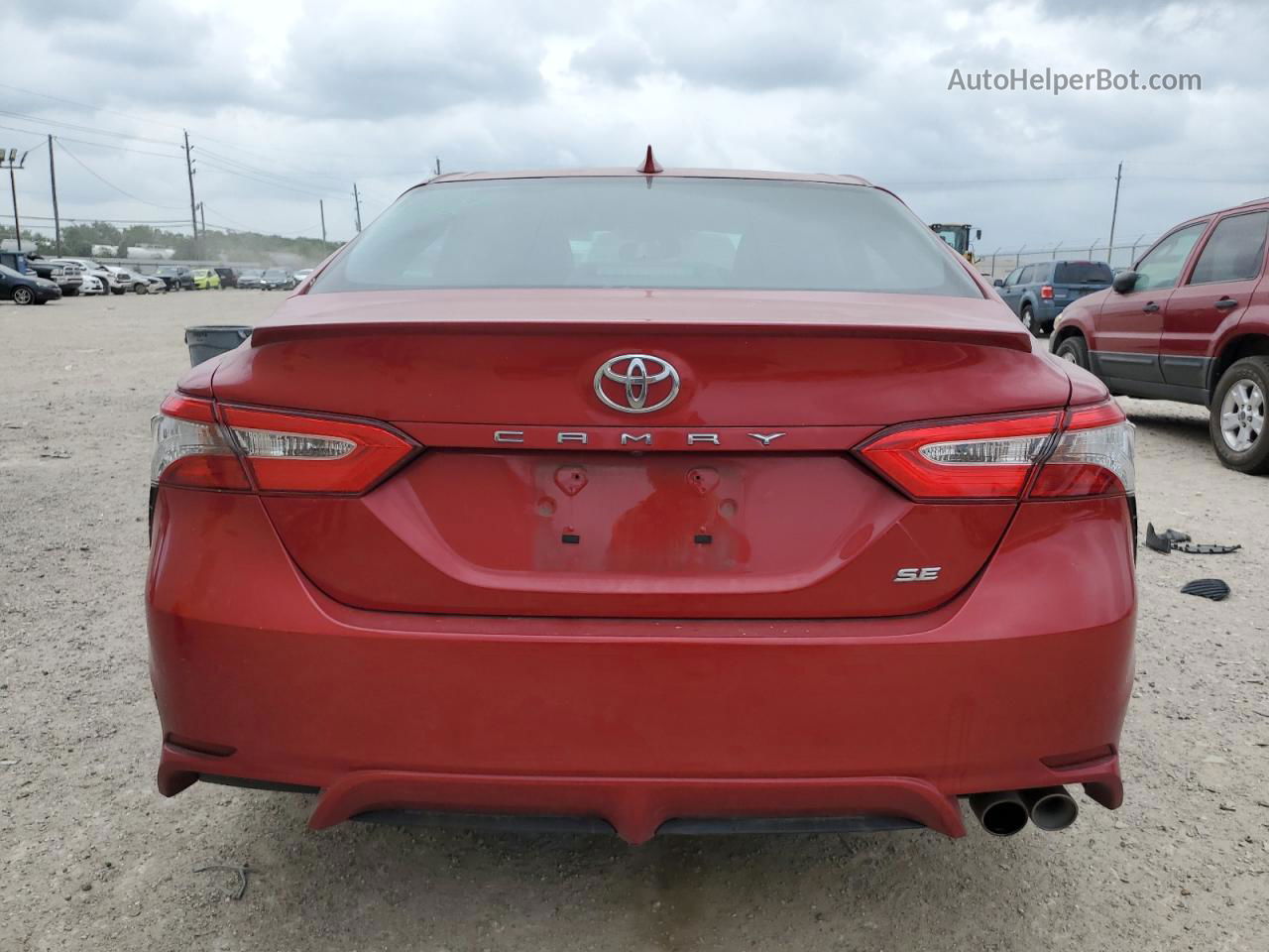 2019 Toyota Camry L Красный vin: 4T1B11HK8KU272742