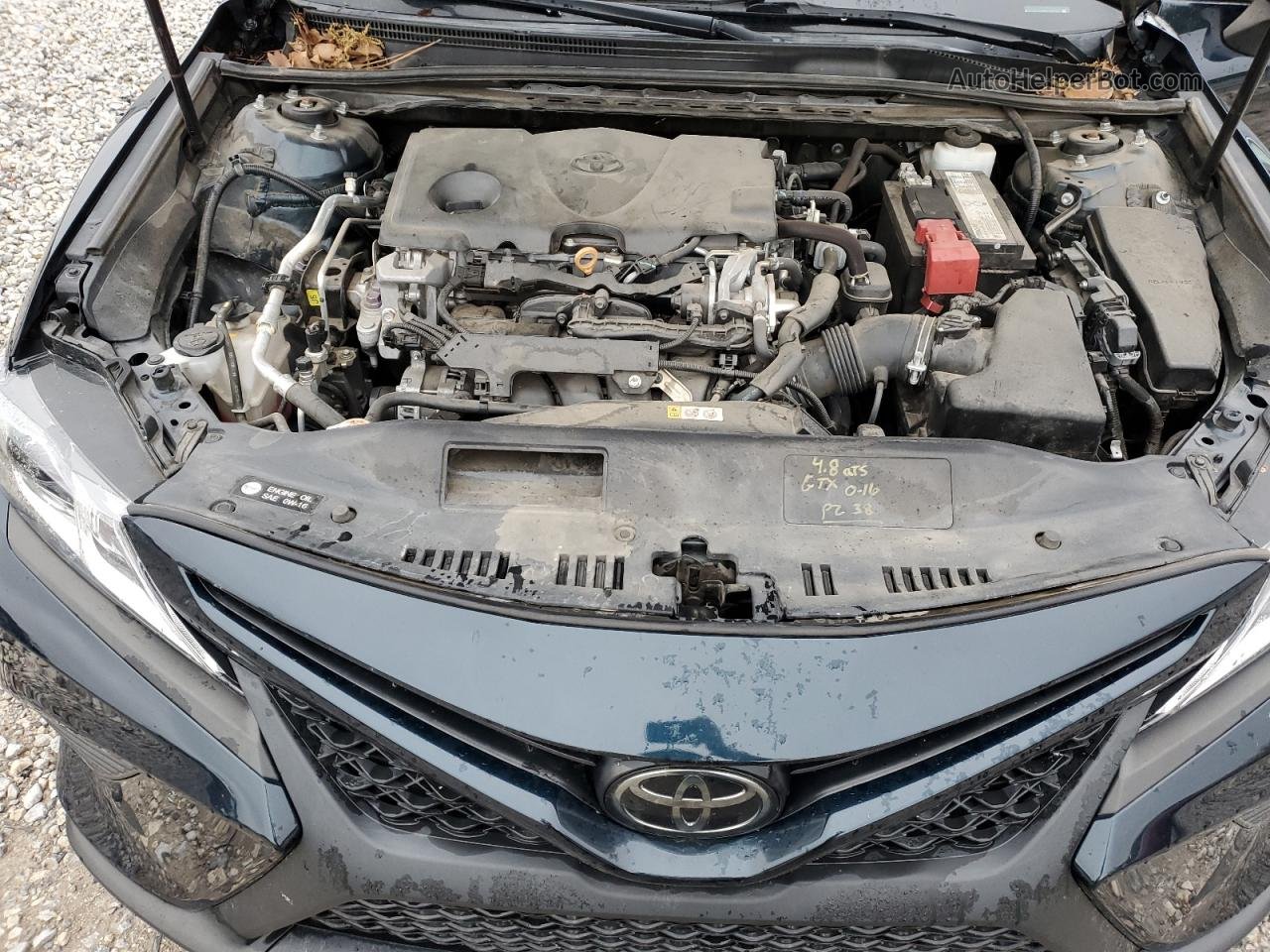 2019 Toyota Camry L Синий vin: 4T1B11HK8KU291064