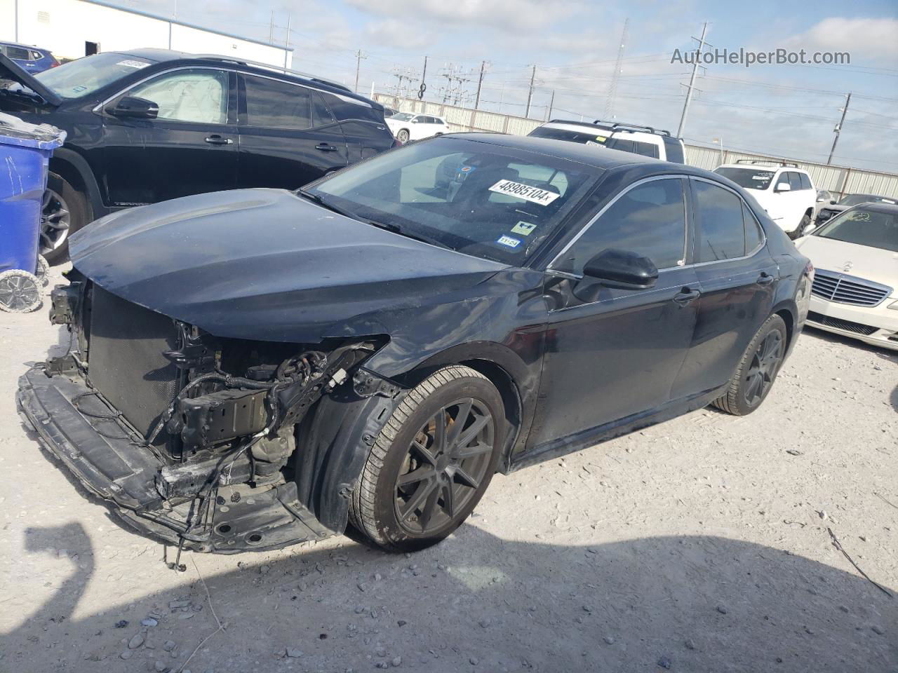 2019 Toyota Camry L Black vin: 4T1B11HK8KU684529