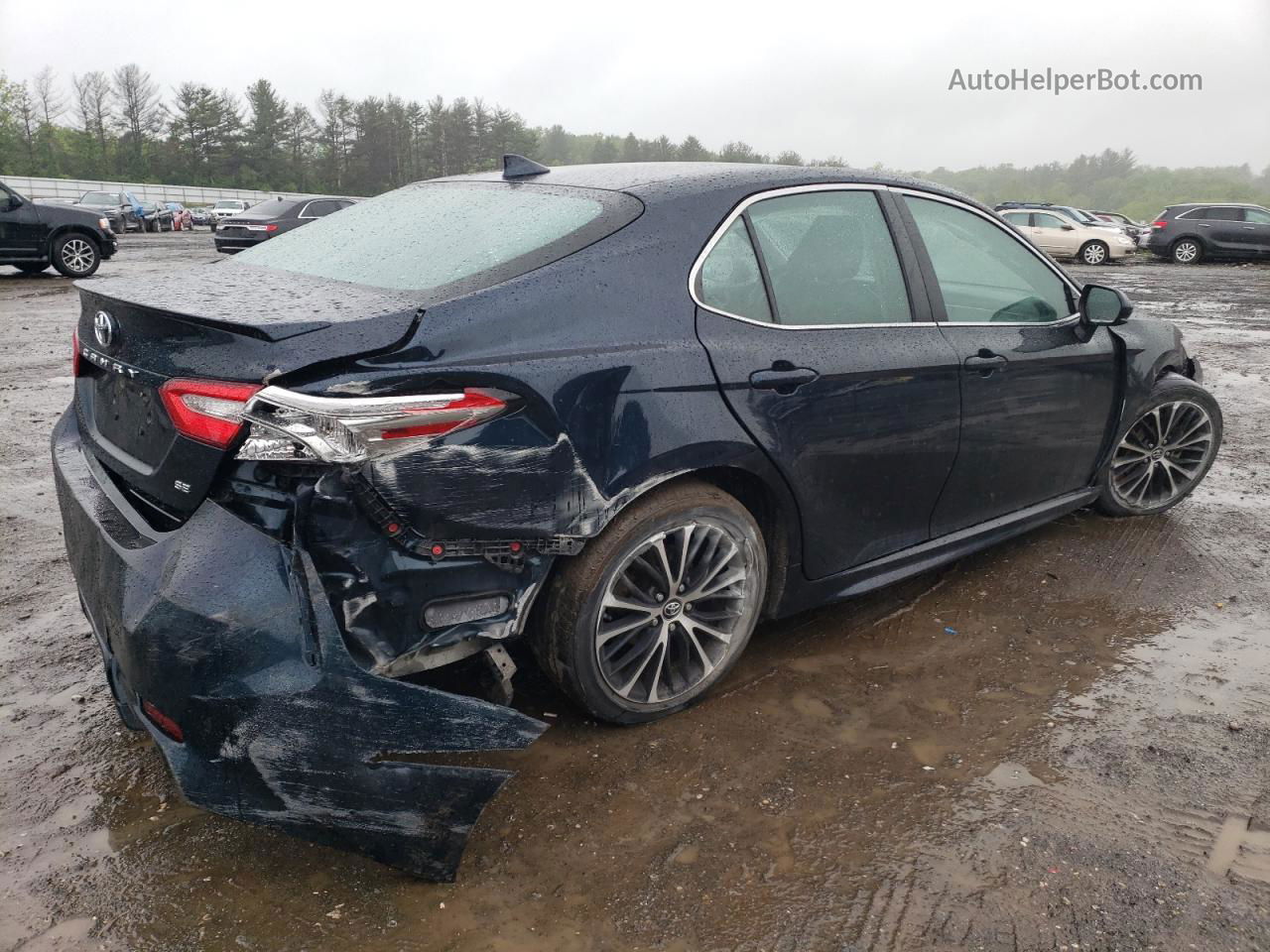 2019 Toyota Camry L Бирюзовый vin: 4T1B11HK8KU686183