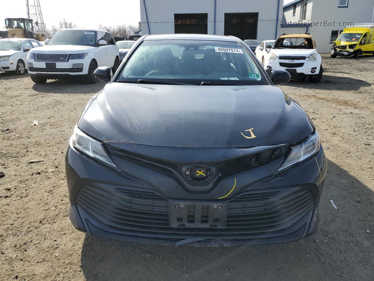 2019 Toyota Camry L Black vin: 4T1B11HK8KU698821